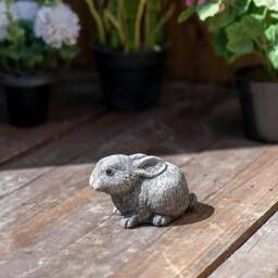 Rackhams Adorable Small Rabbit Garden Ornament - thumbnail 1