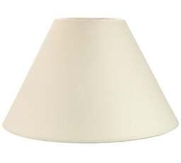 "Rackhams Traditional 14"" Cream Cotton Coolie Lampshade Suitable for Table Lamp or Pendant"