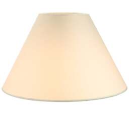 "Rackhams Traditional 14"" Cream Cotton Coolie Lampshade Suitable for Table Lamp or Pendant" - thumbnail 2