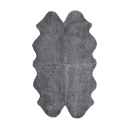 Rackhams New Zealand Sheepskin - Short Curly Wool - Rug 180x110 cm - Light Grey Snow Top
