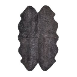 Rackhams New Zealand Sheepskin - Short Curly Wool - Rug 180x110 cm - Light Grey Snow Top - thumbnail 3