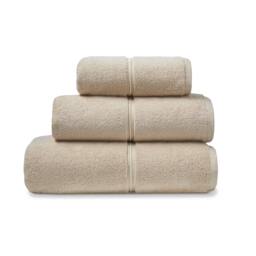 Rackhams Zero Twist Satin Stitch Cotton Towel Natural - Bath Sheet - Natural - thumbnail 4