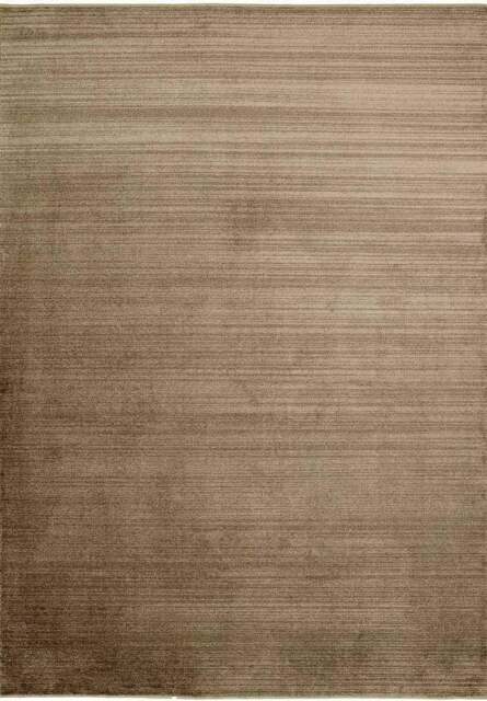 Rackhams Arlo Textured Rug – Soft Brown Stripes - 100X160 cm - image 1