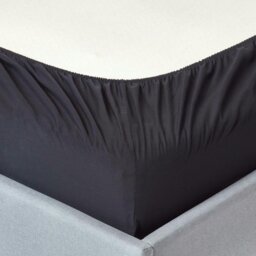 Rackhams Crisp & Cool 200 TC Egyptian Cotton Percale Fitted Sheet – 46 cm Extra Deep - Pink - Single - thumbnail 3