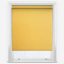 Rackhams Ochre Trimmable Thermal Blackout Roller Blinds - 75cm
