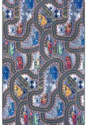 Rackhams Play Rug for Kids – Race Track Design - 160X240 cm - thumbnail 1