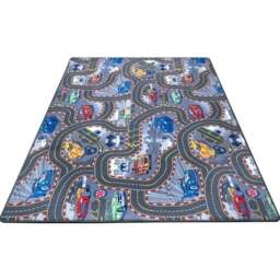 Rackhams Play Rug for Kids – Race Track Design - 160X240 cm - thumbnail 3