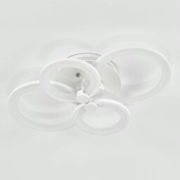 Rackhams 4/6/8 Rings LED Semi-Flush Ceiling Light Dimmable/Non-Dimmable - 4 Rings - Cool White - Non-Dimmable - thumbnail 4