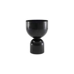 "Rackhams Pepper Lamp Table - Black Marble - Black Marble  "
