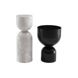 "Rackhams Pepper Lamp Table - Black Marble - Black Marble  " - thumbnail 3