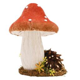 Rackhams Handmade Hedgehog Ornament with Mushroom - thumbnail 3