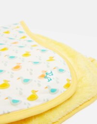 Rackhams Little Ducks Soft Baby Blanket - Yellow - One Size - thumbnail 3