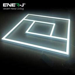 Rackhams 60x60cm LED Panel Light with PD Design - 40W, Cool White, Frame Border Edge Lights - Pack of 6 - 6500K - thumbnail 6