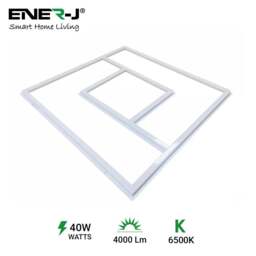 Rackhams 60x60cm LED Panel Light with PD Design - 40W, Cool White, Frame Border Edge Lights - Pack of 6 - 6500K - thumbnail 3