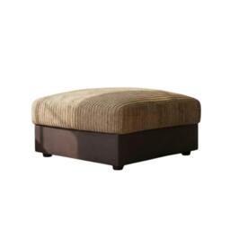 Rackhams Byron Living Room Furniture Range - Brown & Mocha - Footstool