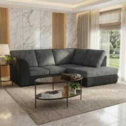 Rackhams Byron Living Room Furniture Range - Brown & Mocha - Footstool - thumbnail 5
