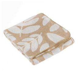 Rackhams Hazel Woven Throw - Oatmeal - 130cm x 180cm - Oatmeal - 82% Polyester/18% Nylon - thumbnail 1