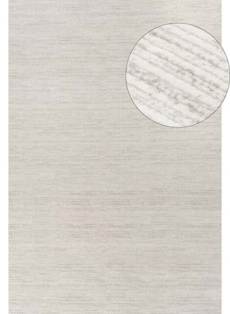 Rackhams Carmel Cream-Grey Striped Rug - 6010 - 240X340 cm - image 1