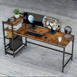 Rackhams Industrial 4 Tier Writing Desk 160CM Wide - thumbnail 1