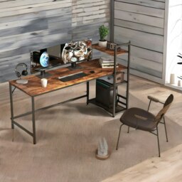 Rackhams Industrial 4 Tier Writing Desk 160CM Wide - thumbnail 4