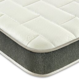 Rackhams Large Brick Hybrid Mattress - 19cm Deep, Soft Firmness - Grey - 1 - 4ft6 Double Mattress (135cm x 190cm) - thumbnail 5