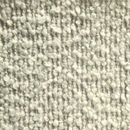 Rackhams Boucle Fabric Square Ottoman Footstool with Storage - Cream - Cream - thumbnail 5