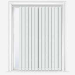 Rackhams White Dimout Vertical Blind 89mm Slats 140cm Drop - 90cm - thumbnail 2