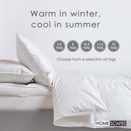 Rackhams 4.5 Tog Duvet Luxury Goose Feather and Down for Summer Lightweight - Single - thumbnail 5