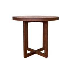 Rackhams Iris Dining Table 90cm - Walnut - Walnut