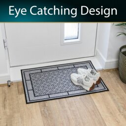 Rackhams Avanti Machine Washable Entrance Doormat, 50x75cm - Grey - thumbnail 5