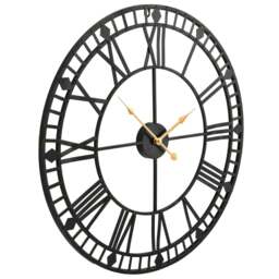 Rackhams Vintage Wall Clock with Quartz Movement Metal 60 cm XXL - thumbnail 3