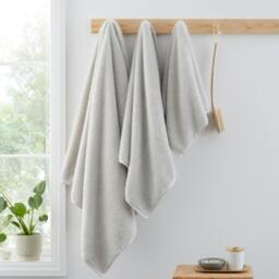 Rackhams Soft Zero Twist Spa Cotton Towel Silver Grey - Bath Towel - Silver Grey - thumbnail 2