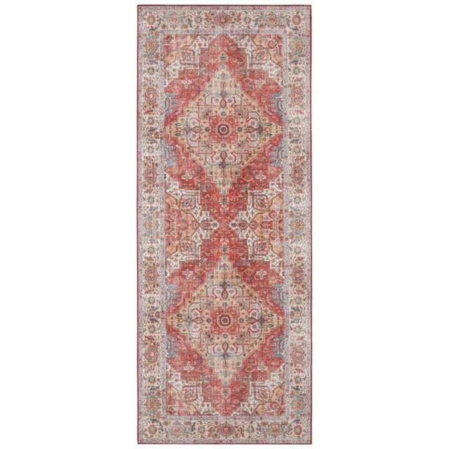 Rackhams Oriental Sylla Brick-Red Rug - 80X200 cm