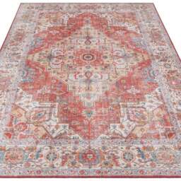 Rackhams Oriental Sylla Brick-Red Rug - 80X200 cm - thumbnail 6