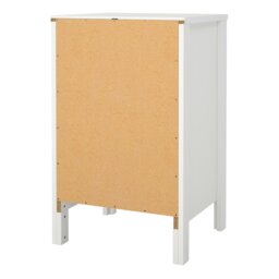 Rackhams Barcelona Bedside Table 3 Drawers in White - White - Manufactured wood - 1 - thumbnail 5
