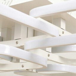 Rackhams Square LED Ceiling Light Lamp Chandelier Lights Living Bedroom - thumbnail 4