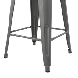 Rackhams Luxor Counter Stool in Metal White - 2 pieces - White - thumbnail 5