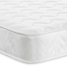 Rackhams Wave Design Sprung Mattress - Soft Feel, Deep Quilted Sleep Surface - White - 1 - 3ft Single Mattress (90cm x 190cm) - thumbnail 4
