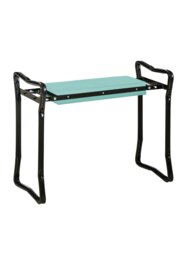 Rackhams 2 In1 Folding Garden Kneeler Foam Chair Pad Support Bench - 58L x 28W x 49Hcm - Grey - Steel,EVA - thumbnail 3