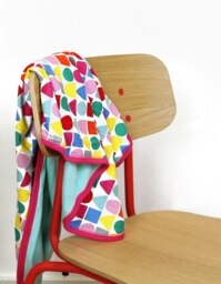 Rackhams Organic Pink Building Block Blanket - thumbnail 2