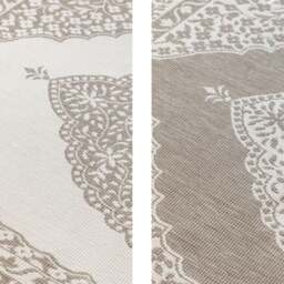 Rackhams Meekly Indoor - Outdoor Reversible Beige Rug - 160X230 cm - thumbnail 2