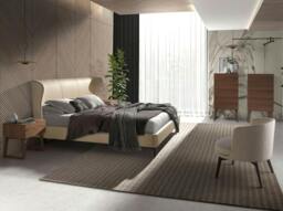 Rackhams Cream Leatherette Bed 7157 - thumbnail 4