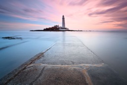 Rackhams Path To St Marys Lighthouse - Framed Print 30 x 20 inch - thumbnail 3