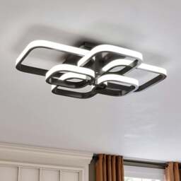 Rackhams Modern LED Ceiling Light with 6 Squares 102W Flush Mount Pendant Light - thumbnail 1