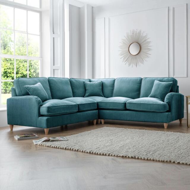 Rackhams The Swift Large Corner Sofa - Emerald - image 1