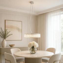 Rackhams Dilan Chrome LED Suspension Pendant - thumbnail 2
