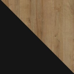 Rackhams Concord desk with storage in brown / black - thumbnail 4