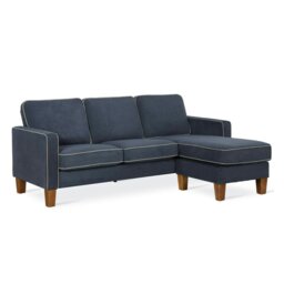 Rackhams Bowen Sectional 3-seater Sofa in Blue - Blue - thumbnail 2