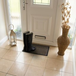 Rackhams Heavy Duty Commodore Backed Barrier Door Floor Mat, Brown, 40x60cm - thumbnail 5
