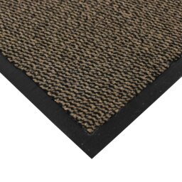 Rackhams Heavy Duty Commodore Backed Barrier Door Floor Mat, Brown, 40x60cm - thumbnail 3